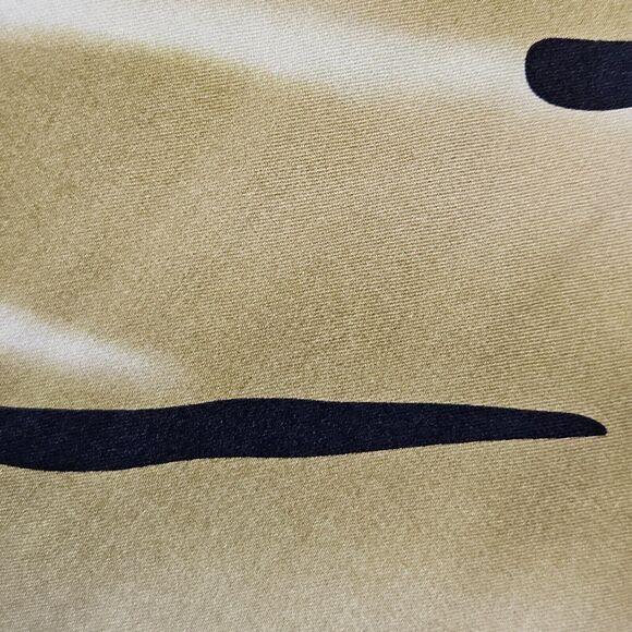 Jerry J. Garcia Necktie Gold /w Black Streaks 4"x62" 100% Silk VERY FAINT SPOTS - Picture 12 of 12